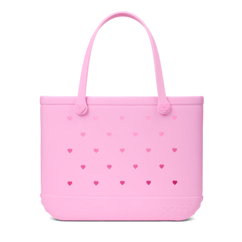 Original Bogg Bag - Cut Out Heart Pink Taffy
