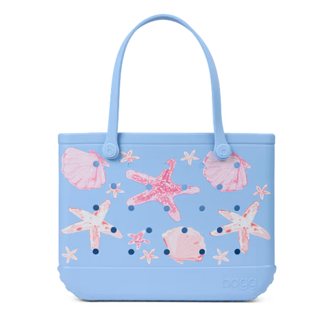 Original Bogg Bag - Carolina Blue Shells and Starfish