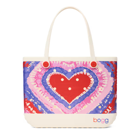 Original Bogg Bag - Dye-licious Heart Buoy Red